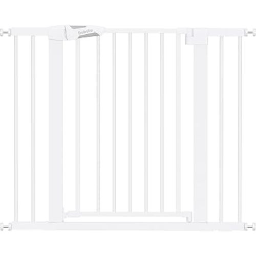 Babelio Pressure Mounted Baby Gate for Stairs, 26-40 in PressGuard Dog Gate