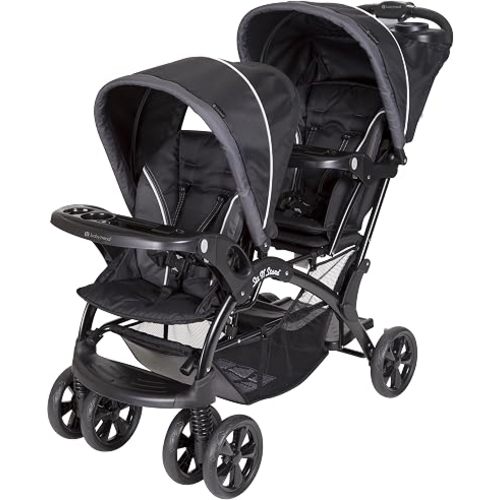 Baby Trend Sit N' Stand Double Stroller, Onyx