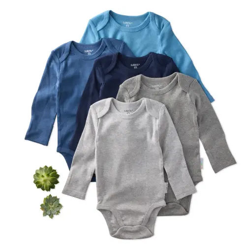 BLAKE 5-Pack Long Sleeve Bodysuits newborn