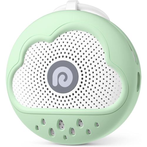 Dreamegg Sound Machine Baby - D11Max+ White Noise Machine with Baby-Safe Silicone Cover, Drop-Proof for Baby, 21 Soothing Sounds, Durable Travel-Friendly for Stroller Baby Nursery Gift, Green