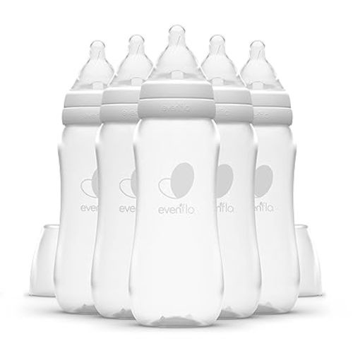 Evenflo Feeding Premium Proflo Venting Balance Plus Standard Neck Baby, Newborn and Infant Bottles - Developed by Pediatric Feeding Specialists - 9 Ounce (Pack of 6)