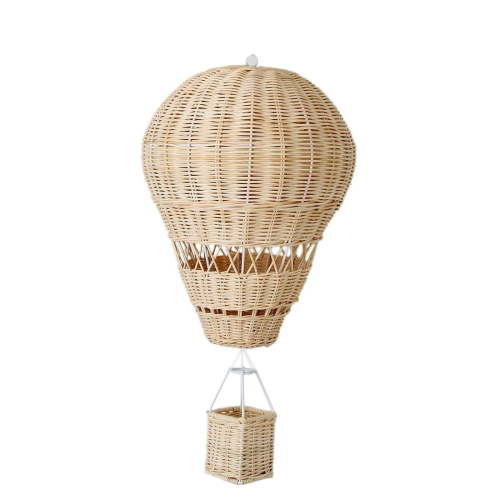 Hand-Woven Rattan Hot Balloon Children's Room Nursery Decoration Photo Props