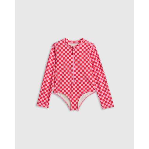TODDLER Long Sleeve Zip-Up Swimsuit