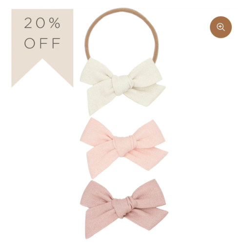 Classic Bow 3 Pack: Ballet Headbands