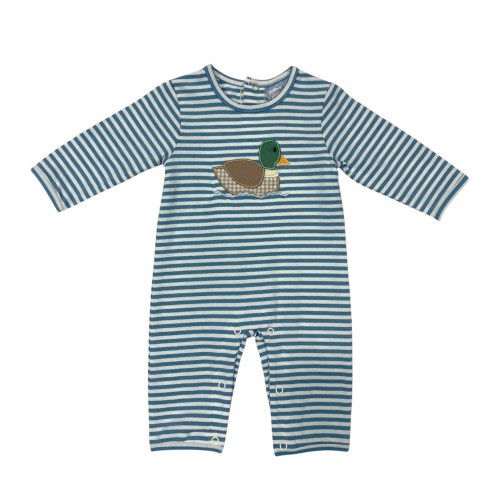 Three Sisters Duck Applique Romper - Ruffle Me This