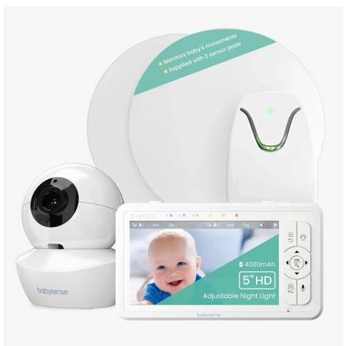 Babysense True Sleep: Video Baby Monitor With Breathing Motion Sleep Monitor, 1 Or 2 Cameras