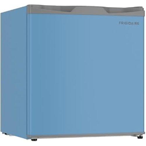 Frigidaire EFR115 Mini Refrigerator - Energy Saving - CFC Free - Slide Out Shelves - Ideal for for Dorm, Office, RV, Garage, Apartment - 1.6 Cubic Feet, Blue