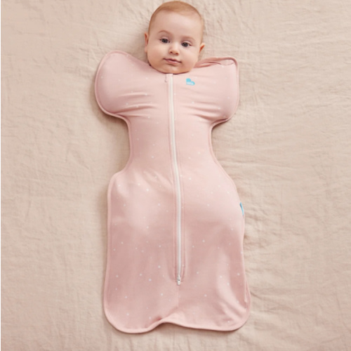 Swaddle Up™ 1.0 TOG Cotton Powder Pink Twinkle