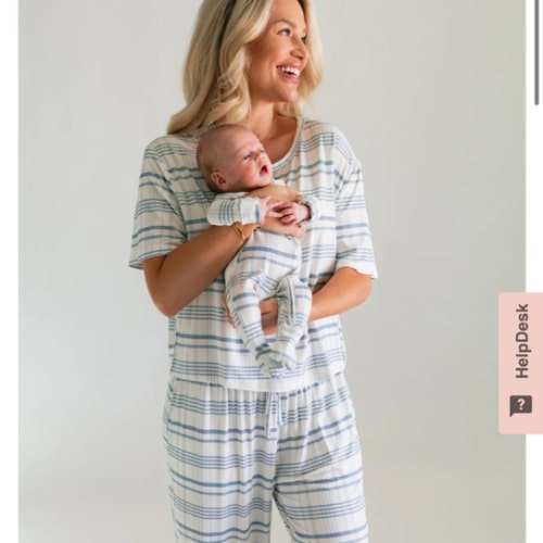 Infant Romper in Blue Plaid – Silks