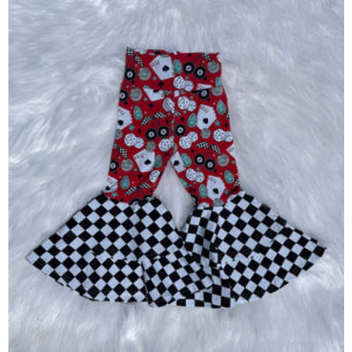 Red Wild Card Double Bell Bottoms – Bella-Breez Boutique
