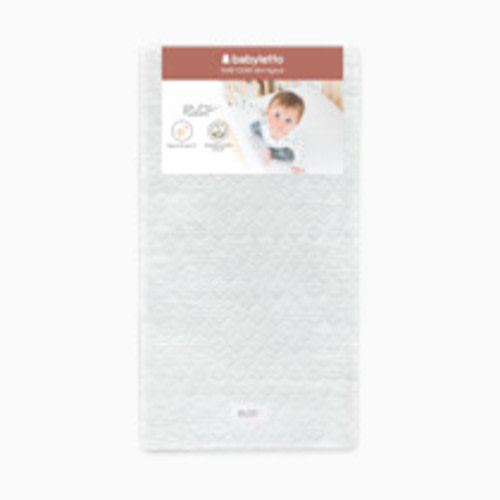 babyletto Mini Crib Size Pure Core Mattress with Hybrid Waterproof Cover