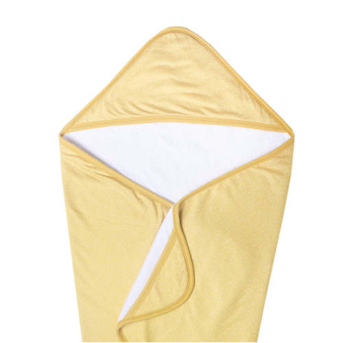 Premium Baby Knit Hooded Towel - Marigold