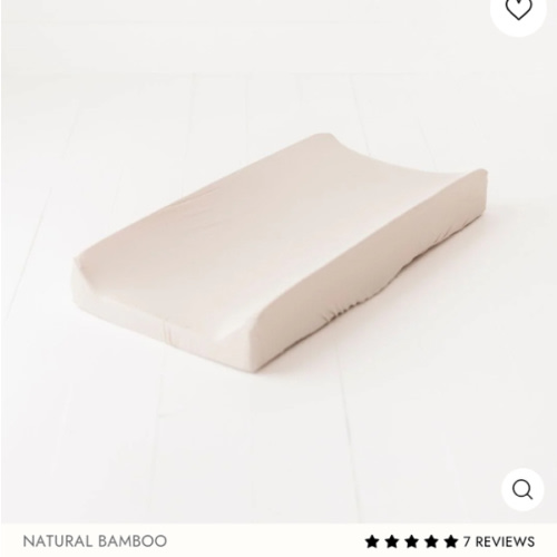 Cream Puff Changing Pad Cover