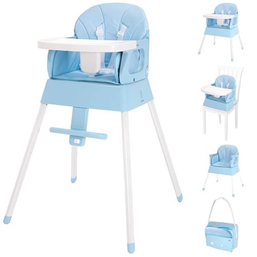 5 in 1 Foldable Baby High Chair