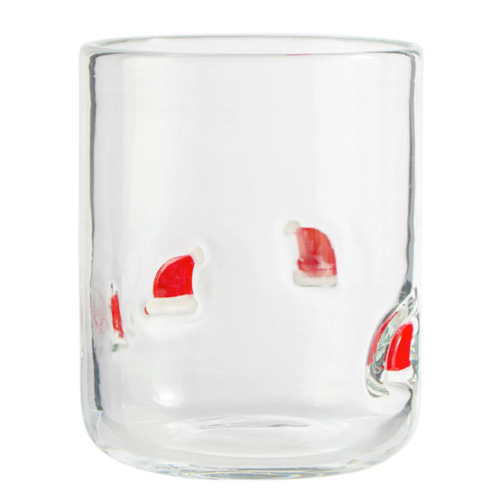 Santa Hat Icon Glass 17.5oz | At Home