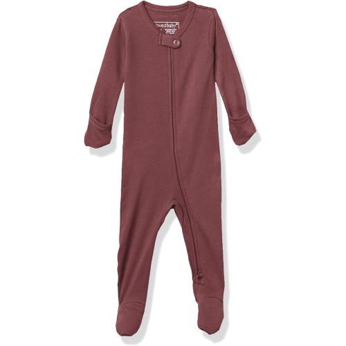 L'ovedbaby Unisex Organic Baby Zipper Footie