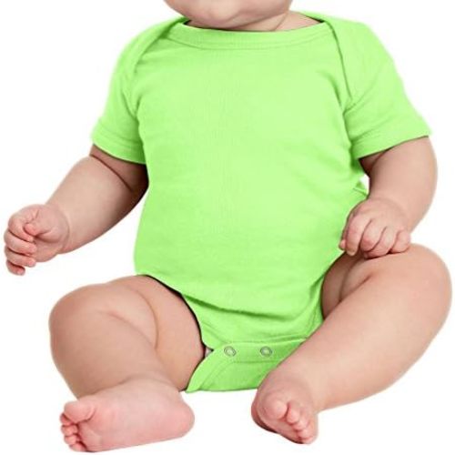 Mafoose Infant Short Sleeve Baby Rib Bodysuit