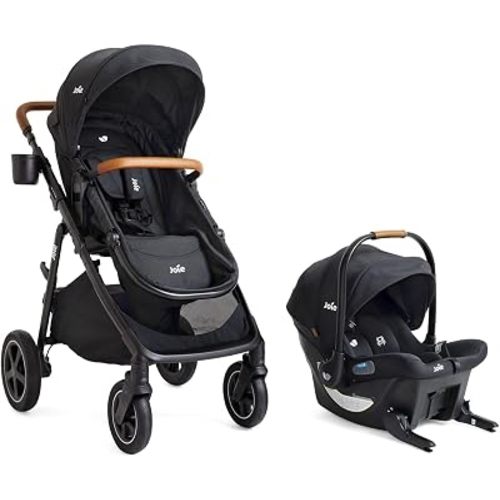 Joie Ginger DLX 4-in-1 Pramette Stroller & Mint Latch Travel System