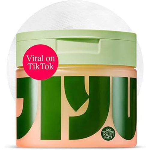 Toning Polish Pads - Korean Skincare for Dark Spots, Wrinkles & Dull Skin - Hydrating Facial Treatment with Snail Mucin, Niacinamide, Peptides & Centella - 100 Count
