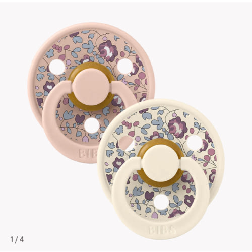 BIBS x LIBERTY Colour Pacifiers 2 Pack Eloise - Blush Mix – Bibsworld store US