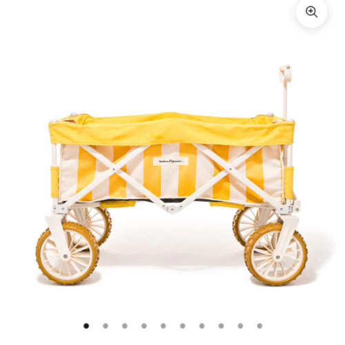The Beach Cart - Crew Mimosa Yellow Stripe