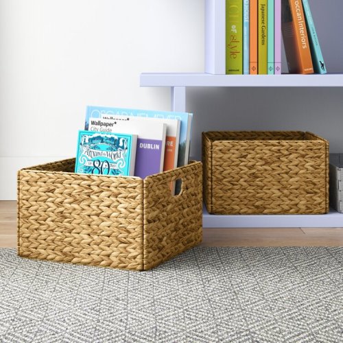Wayfair Basics® Hyacinth Wicker Basket Set