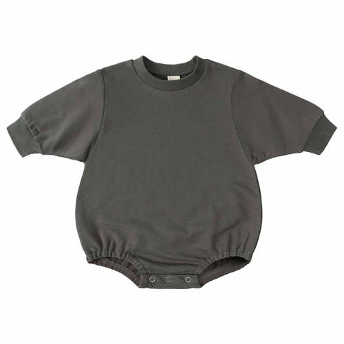GERsome Baby Sweatshirt Romper Onesie Newborn Girl Boy Bubble Romper Infant Crewneck Oversized Sweater Bodysuit Clothes Outfits