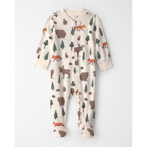 Baby Organic Cotton Sleep & Play Pajamas in Woodland Creatures - Little Planet | Carter's
