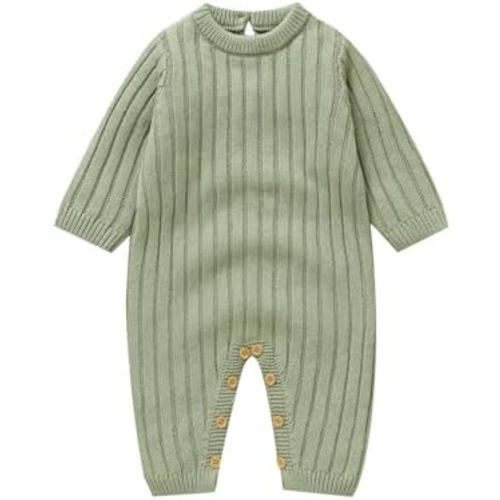Cotton Baby Sweater Romper Knit Jumpsuit