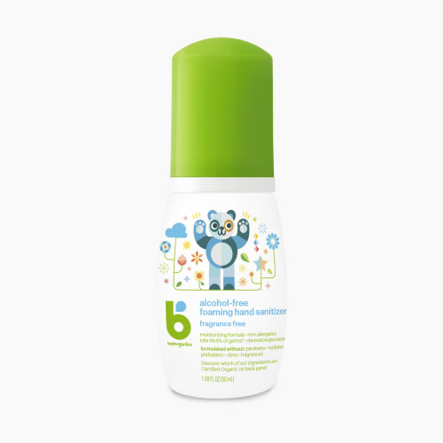 Babyganics On-the-Go Alcohol-Free Foaming Hand Sanitizer - Fragrance Free, 50 ml