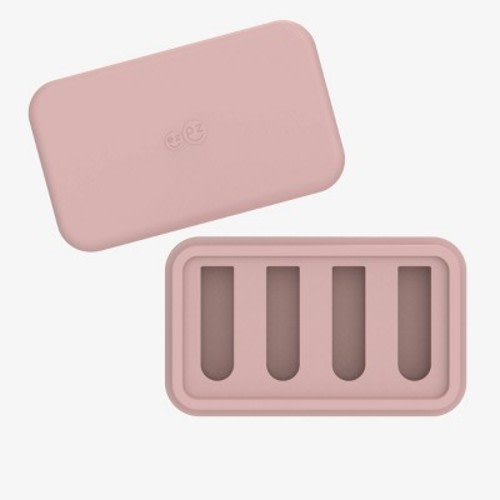 ezpz Baby-Led Gumline Feeder Ice Tray Baby Teether - Blush