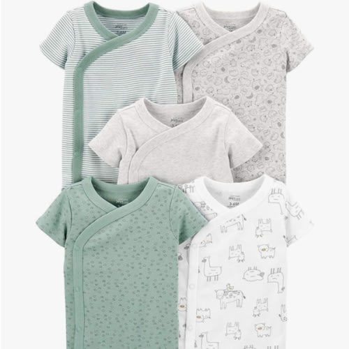 Simple Joys by Carter's unisex-baby 5-pack Side Snap Short-sleeve Bodysuit