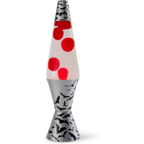 Spencer Gifts Lava® Lamp - 17" Red Bat Lava Lamp - The Original Motion Lamp