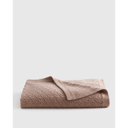 Washable Cashmere Pointelle Baby Blanket