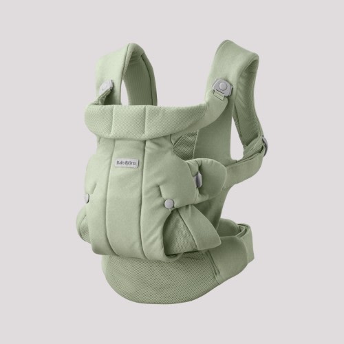 BabyBjorn Carrier Hold Woven Light Green