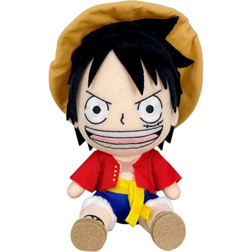Great Eastern Entertainment One Piece- Zou Arc Luffy Sitting Plush 7" H