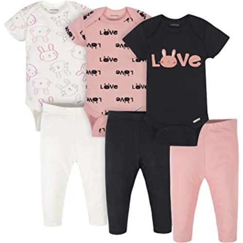 Onesies Brand Unisex Baby 3 Outfit Bundle Mix Match Newborn to 12m Pants Set
