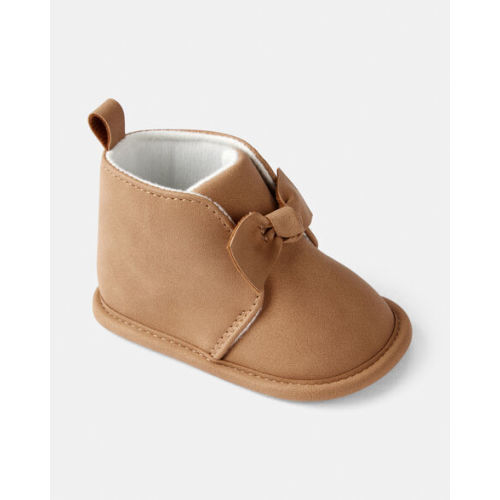 Baby Girl Bow High-Top Casual Shoes - Brown - OshKosh B'gosh | Carter's