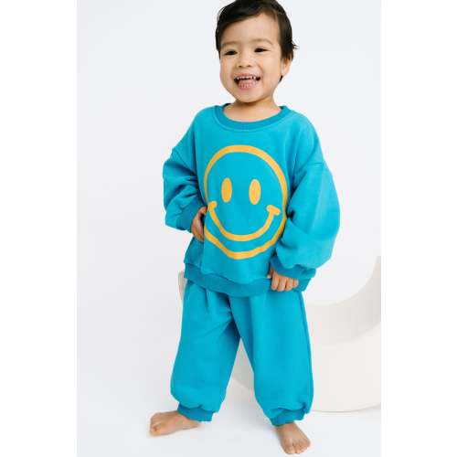 Electric Blue Happy Sweatsuit