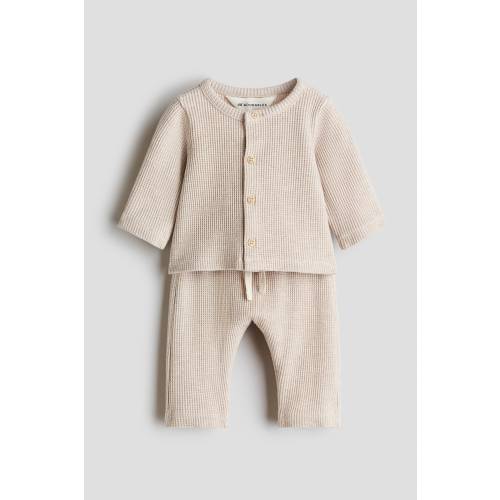 2-PIECE WAFFLED COTTON SET