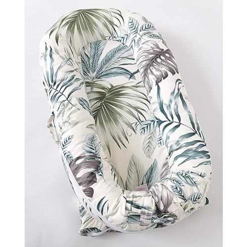 Lounger nest pod Cover (fits Dockatot Deluxe+) (Tropical Farm)