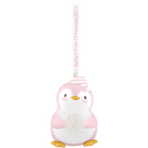 Hallmark Keepsake Ornament (Baby Girl's First Christmas Penguin 2026)