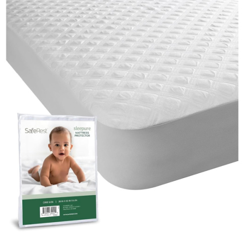 SafeRest Sleepure 100% Waterproof Crib Size Mattress Protector