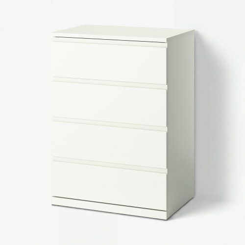 STORKLINTA 4-drawer dresser - white/anchor/unlock function 27 1/2x18 7/8x38 5/8 "
