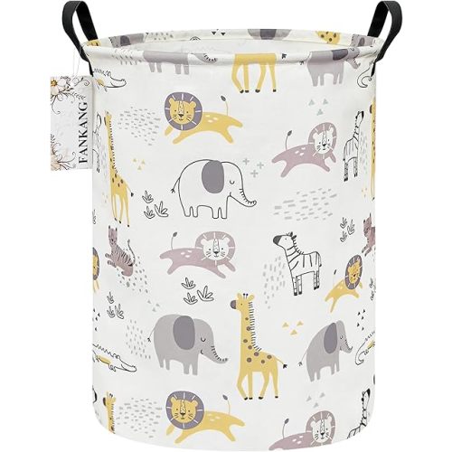 FANKANG Storage Bin Foldable Nursery Organizer Basket Lovely Animal