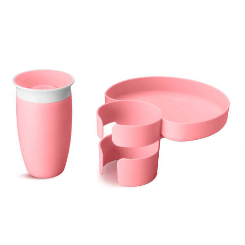 Munchkin Miracle® Cup & Car Seat Tray - Pink