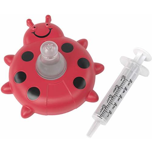 Ezy Dose Kids Medi-Pals Baby and Kid Medicine Dispenser │ Oral Syringe - Ladybug - 1 TSP (5 mL) Medi-Pals Oral Syringe - Ladybug