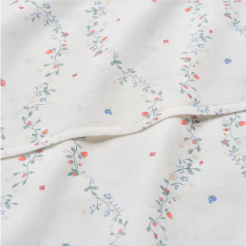 Botanical Berries Swaddle- Ivory
