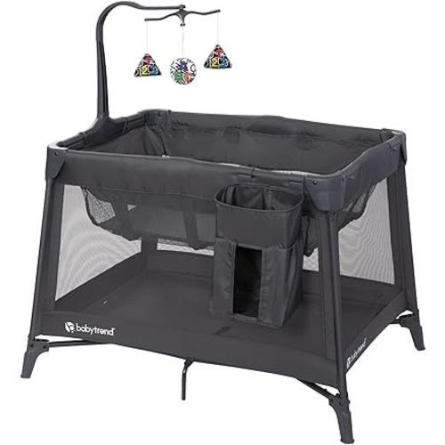 Baby Trend Sol Nursery Center® Playard, Dash Grey