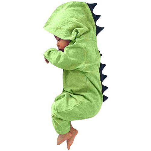 Baby Layette Set Infant Boy Girl Dinosaur Halloween Christmas Hooded Romper Jumpsuit Outfits